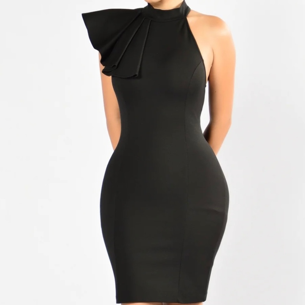 Fashion Nova Black Butter Dress